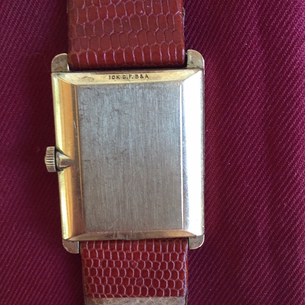 VTG  WORKING 10k g f B&A Omega wind and go watch - Picture 2 of 8